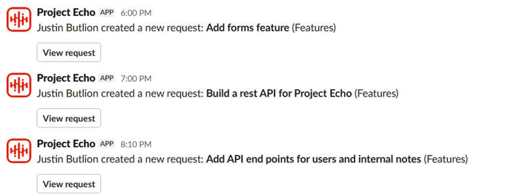 project echo - slack integration examples in slack.png